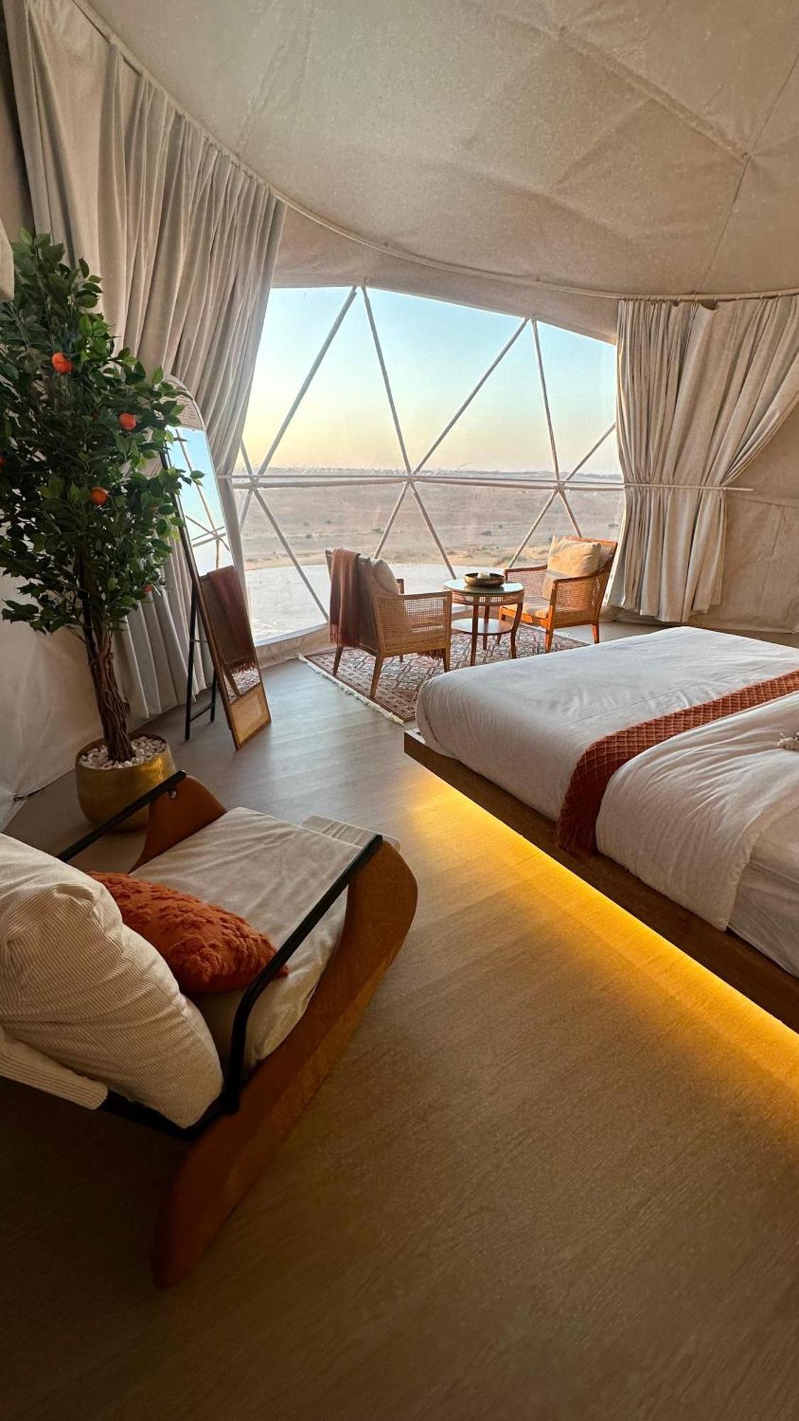 Bubbles Domes Private Cmp Hotel Al Wasil Room photo